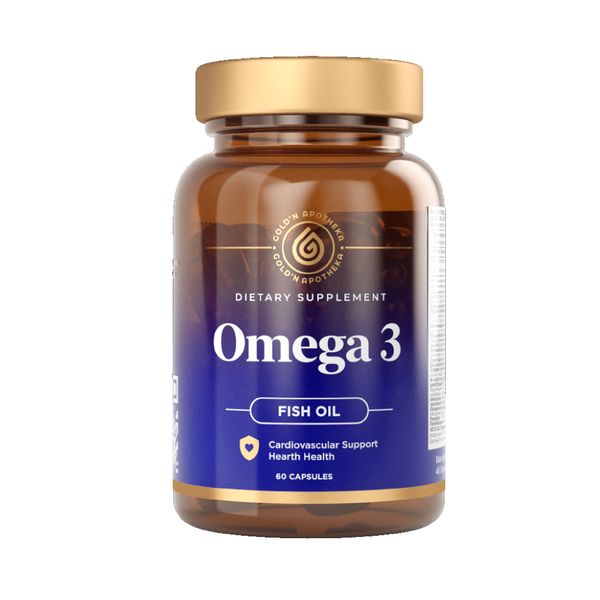 Омега-3 30/60/90 Gold'n Apotheka капсулы 1400мг 60шт