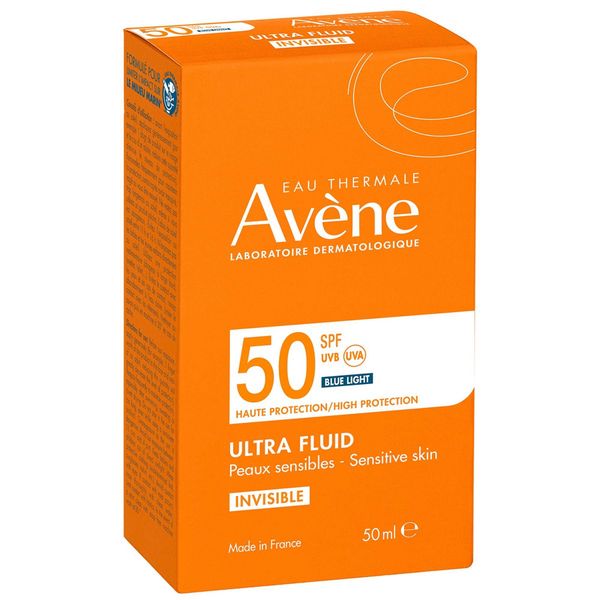 Флюид солнцезащитный для кожи лица ультралегкий невидимый SPF50 Avene/Авен фл. 50мл фото №3