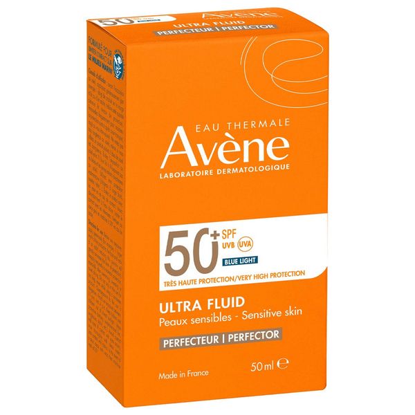Флюид-перфектор солнцезащитный для лица ультралегкий SPF50+ Avene/Авен фл. 50мл фото №5