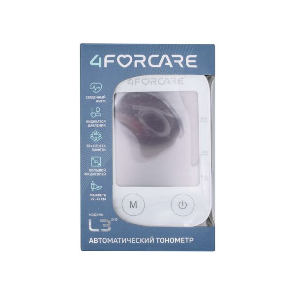 Тонометр автоматический электронный на плечо L3 Премиум 4Forcare фото №9 Тонометр автоматический электронный на плечо L3 Премиум 4Forcare фото №9