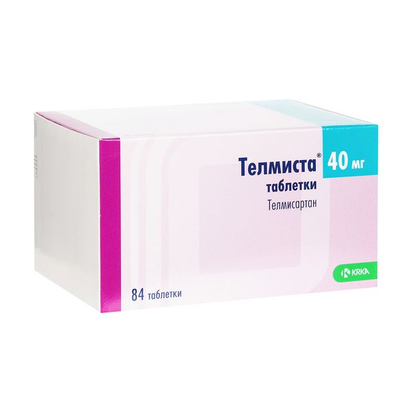 Телмиста таблетки 40мг 84шт