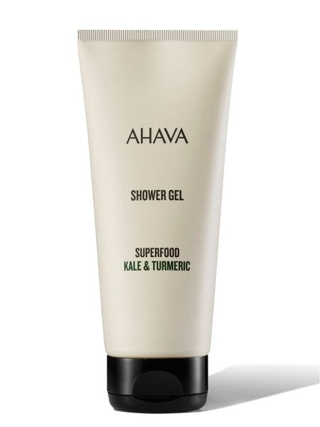 Гель для душа браунколь и куркума Superfood Ahava/Ахава 200мл