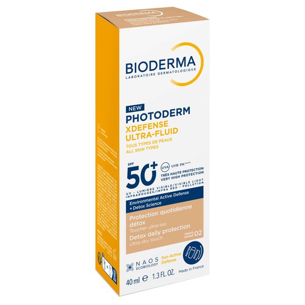 Флюид солнцезащитный для лица и шеи для всех типов кожи SPF50+ Xdefense Photoderm Bioderma/Биодерма фл. 40мл тон Светлый фото №3 Флюид солнцезащитный для лица и шеи для всех типов кожи SPF50+ Xdefense Photoderm Bioderma/Биодерма фл. 40мл тон Светлый фото №3