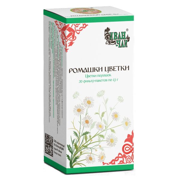 Ромашки цветки порошок фильтр-пакеты 1,5г 20шт