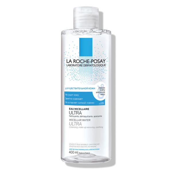 Вода мицеллярная для чувствительной кожи Ultra La Roche Posay/Ля рош позе фл. 400мл