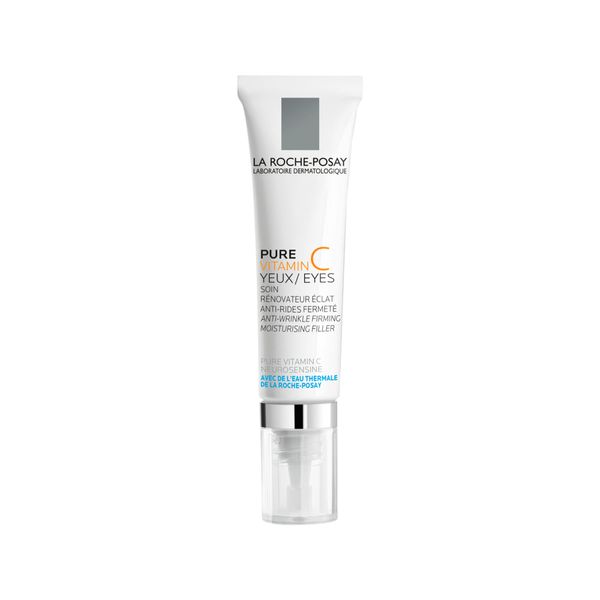 Крем-филлер для контура глаз заполняющий морщин Pure Vitamin C Yeux La Roche-Posay/Ля рош позе 15мл