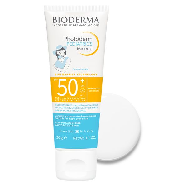 Крем солнцезащитный для лица и тела детский SPF50+ Pediatrics Mineral Photoderm Bioderma/Биодерма туба 50г фото №2 Крем солнцезащитный для лица и тела детский SPF50+ Pediatrics Mineral Photoderm Bioderma/Биодерма туба 50г фото №2