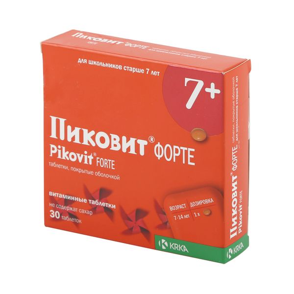 Пиковит Форте таблетки п/о плен. 30шт