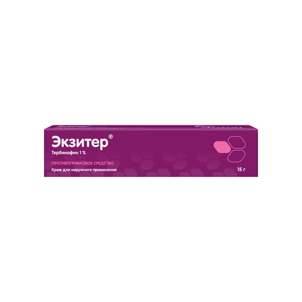 Экзитер крем для наруж. прим. 1% 15г фото №2