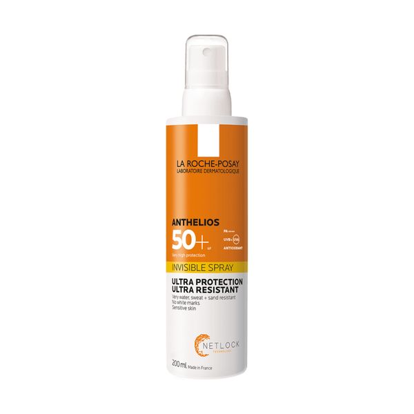 Спрей солнцезащитный для лица и тела невидимый SPF50+ Anthelios La Roche Posay/Ля рош позе фл. 200мл (MB238300)