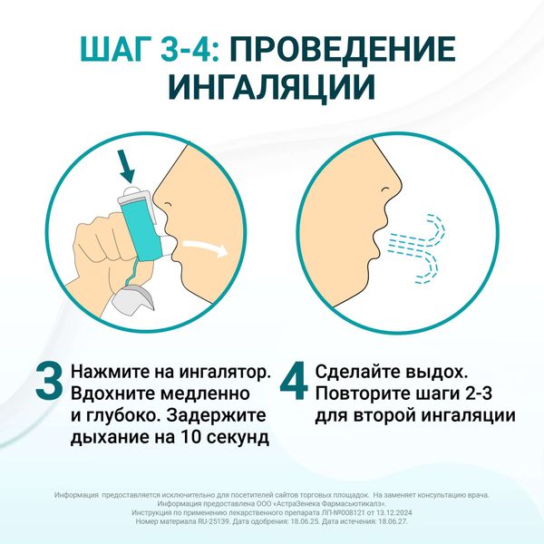 Айрсупра аэрозоль для ингаляций дозированный ингалятор 80мкг+90мкг/доза 120доз фото №6 Айрсупра аэрозоль для ингаляций дозированный ингалятор 80мкг+90мкг/доза 120доз фото №6