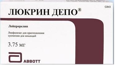 Люкрин депо лиофилизат для приг. суспензии для инъекций 3,75мг+Растворитель+Салфетка+Шприц+Игла
