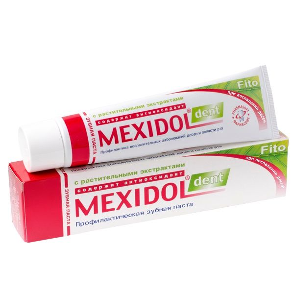 Паста зубная Fito Mexidol dent/Мексидол дент 100г