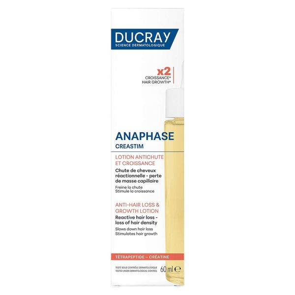 Лосьон для роста волос замедляющий выпадение Anaphase Creastim Ducray/Дюкрэ фл. 60мл фото №2 Лосьон для роста волос замедляющий выпадение Anaphase Creastim Ducray/Дюкрэ фл. 60мл фото №2