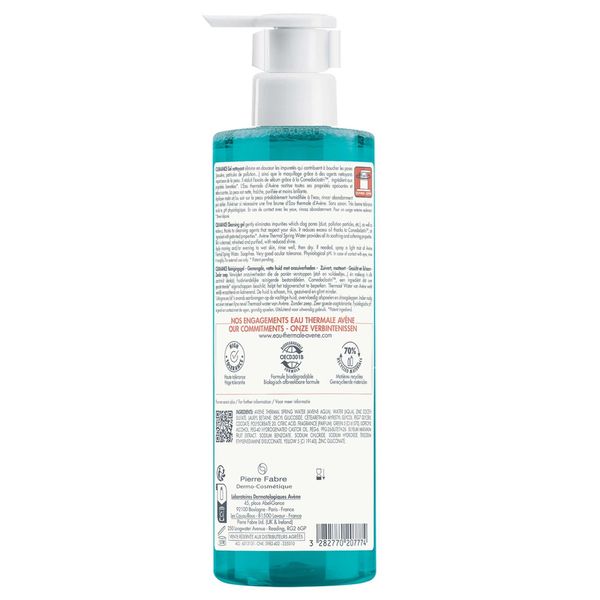 Гель для лица очищающий матирующий Cleanance Avene/Авен фл. 400мл фото №2 Гель для лица очищающий матирующий Cleanance Avene/Авен фл. 400мл фото №2