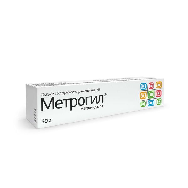 Метрогил гель для наружного применения 1% 30г фото №2 Метрогил гель для наружного применения 1% 30г фото №2