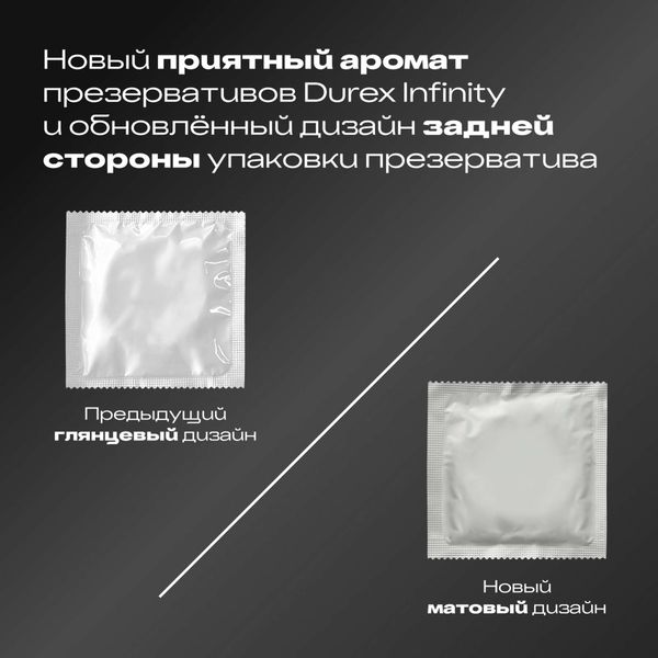 Презервативы гладкие с анестетиком Infinity Durex/Дюрекс 3шт фото №5 Презервативы гладкие с анестетиком Infinity Durex/Дюрекс 3шт фото №5