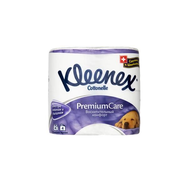 Бумага туалетная Premium Comfort Kleenex/Клинекс 4шт фото №4