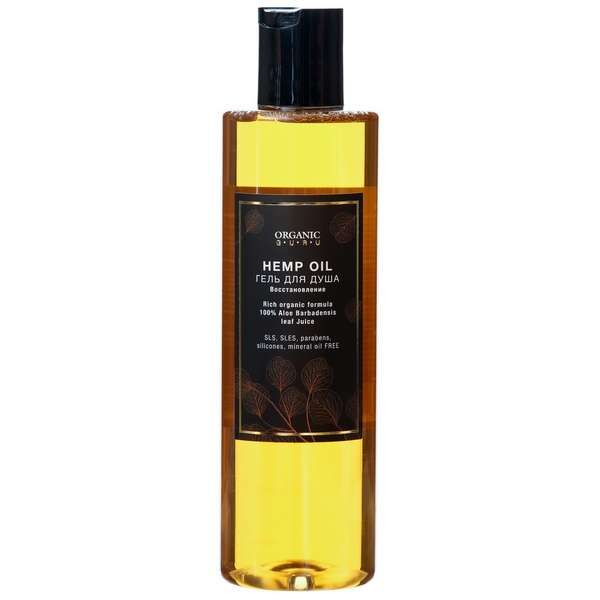 Гель для душа Hemp oil Organic Guru 250мл фото №2
