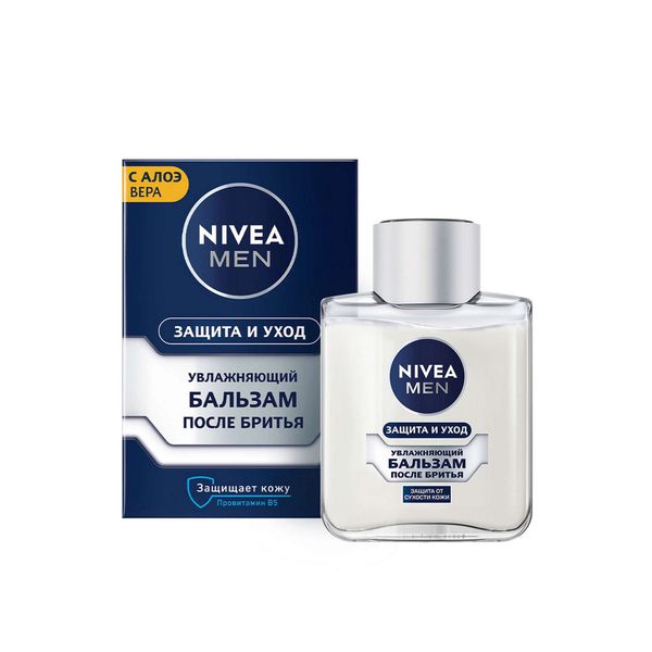 Бальзам после бритья увлажняющий защита и уход Men Nivea/Нивея 100мл Бальзам после бритья увлажняющий защита и уход Men Nivea/Нивея 100мл