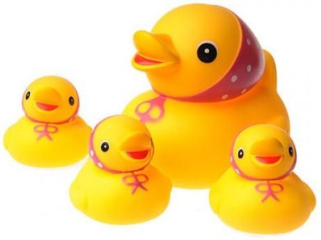 КУРНОСИКИ Игрушка для ванной Семейка уточки 