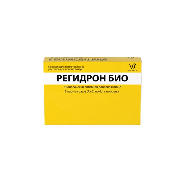 Регидрон Био порошок для приг. раствора для приема вн. саше А+Б 6,4г 5шт фото №3 Регидрон Био порошок для приг. раствора для приема вн. саше А+Б 6,4г 5шт фото №3