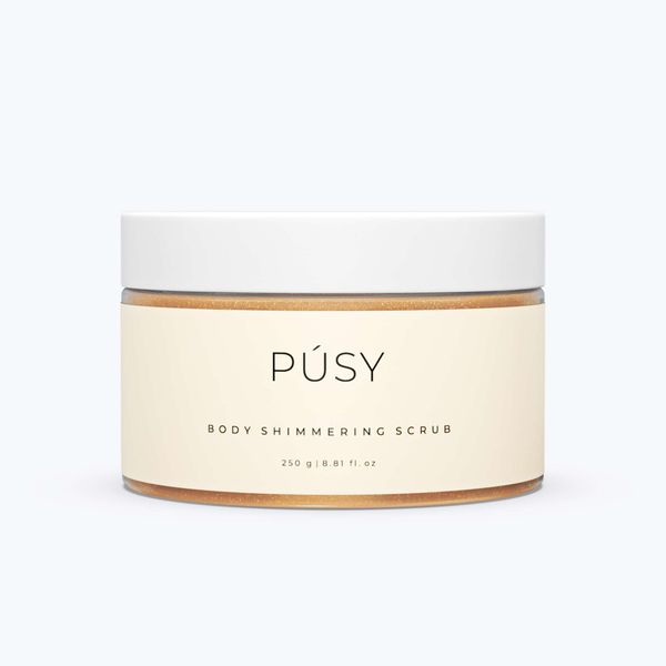 Скраб для тела мерцающий Pusy/Пуси банка 250г Скраб для тела мерцающий Pusy/Пуси банка 250г
