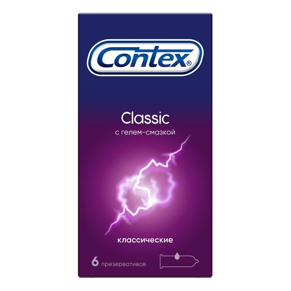 Презервативы из натурального латекса Classic Contex/Контекс 6шт фото №6 Презервативы из натурального латекса Classic Contex/Контекс 6шт фото №6