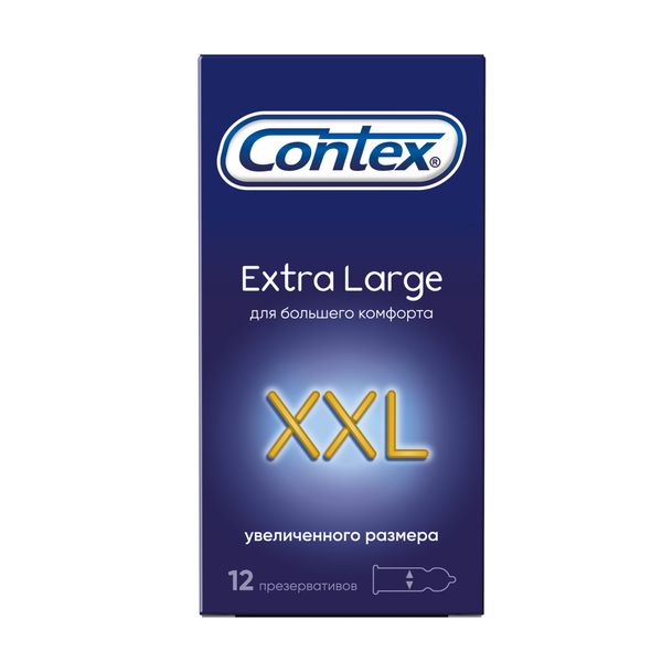 Презервативы увеличенного размера Extra Large XXL Contex/Контекс 12шт фото №6 Презервативы увеличенного размера Extra Large XXL Contex/Контекс 12шт фото №6