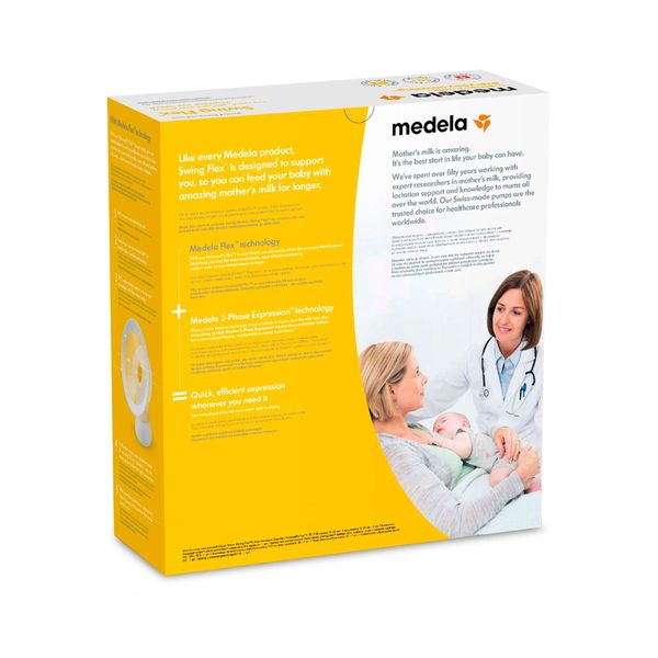 Молокоотсос электронный двухфазный одинарный с технологией Swing Flex Medela/Медела фото №10
