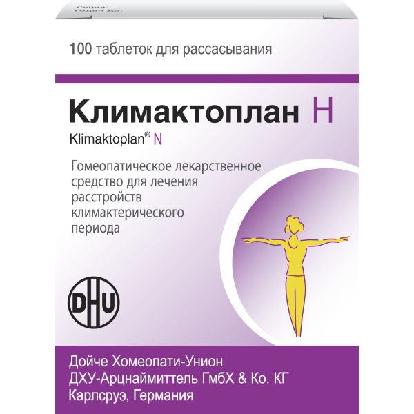 Климактоплан Н таблетки 100шт