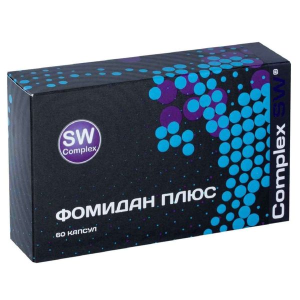 Фомидан Плюс Complex SW капсулы 420мг 60шт Фомидан Плюс Complex SW капсулы 420мг 60шт