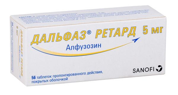 Дальфаз ретард таблетки пролонгированного действия п/о 5мг 56шт
