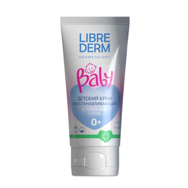 Крем восстанавливающий с ланолином и экстрактом хлопка детский Baby Librederm/Либридерм 50мл фото №2