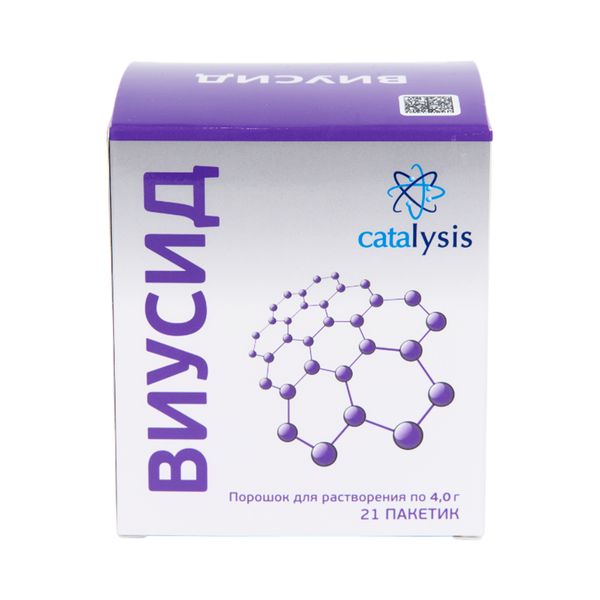 Виусид Catalysis/Катализис порошок пакет-саше 4г 21шт фото №2 Виусид Catalysis/Катализис порошок пакет-саше 4г 21шт фото №2