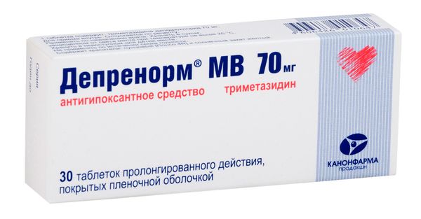 Депренорм МВ таблетки пролонгированного действия п/о плен. 70мг 30шт