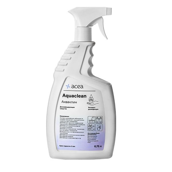 Средство дезинфицирующее бесспиртовой кожный антисептик Aquaclean Acea/Ацея триггер 750мл