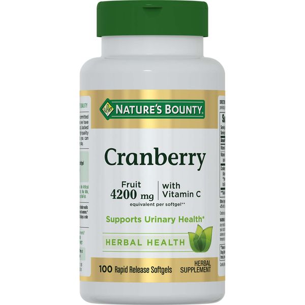 Концентрат ягод клюквы с витамином С Nature's Bounty/Нэйчес баунти капсулы 100шт Концентрат ягод клюквы с витамином С Nature's Bounty/Нэйчес баунти капсулы 100шт