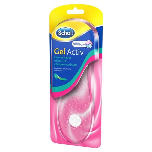 Стельки для обуви на среднем каблуке GelActiv Scholl/Шолл фото №8