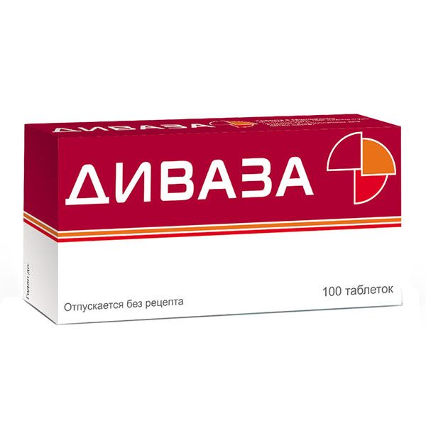 Диваза таблетки для рассасывания 100шт