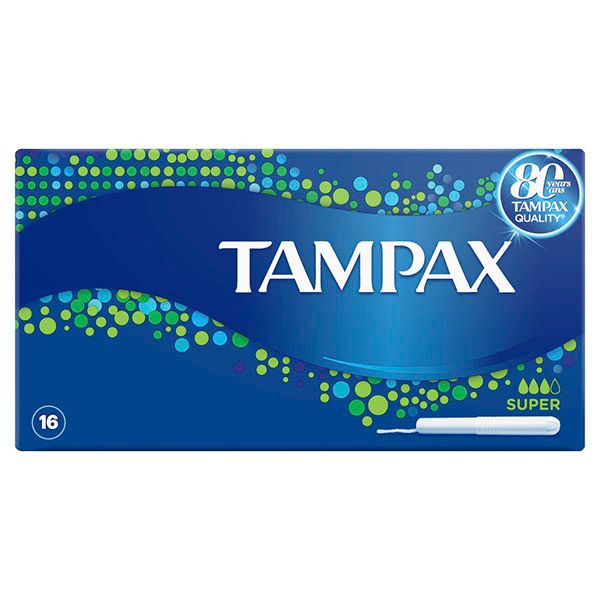Тампоны с аппликатором Super Tampax/Тампакс 16шт