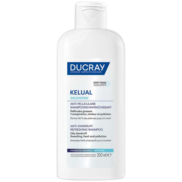 Шампунь освежающий против жирной перхоти Kelual Squanorm Ducray/Дюкрэ фл. 200мл Шампунь освежающий против жирной перхоти Kelual Squanorm Ducray/Дюкрэ фл. 200мл