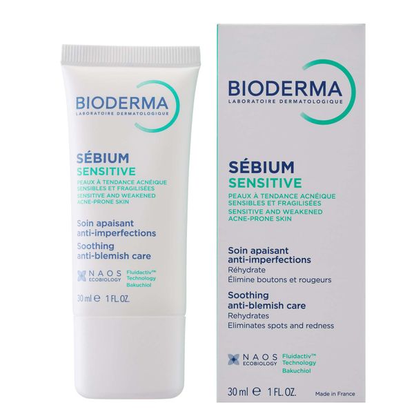 Крем для проблемной кожи лица увлажняющий и успокаивающий Sensitive Sebium Bioderma/Биодерма 30мл фото №3 Крем для проблемной кожи лица увлажняющий и успокаивающий Sensitive Sebium Bioderma/Биодерма 30мл фото №3