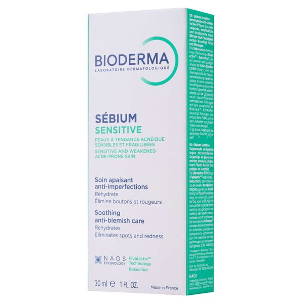 Крем для проблемной кожи лица увлажняющий и успокаивающий Sensitive Sebium Bioderma/Биодерма 30мл фото №2 Крем для проблемной кожи лица увлажняющий и успокаивающий Sensitive Sebium Bioderma/Биодерма 30мл фото №2