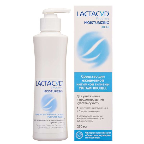 Лосьон для ежедневной интимной гигиены Увлажняющий Lactacyd/Лактацид Фарма фл. 250мл фото №2 Лосьон для ежедневной интимной гигиены Увлажняющий Lactacyd/Лактацид Фарма фл. 250мл фото №2