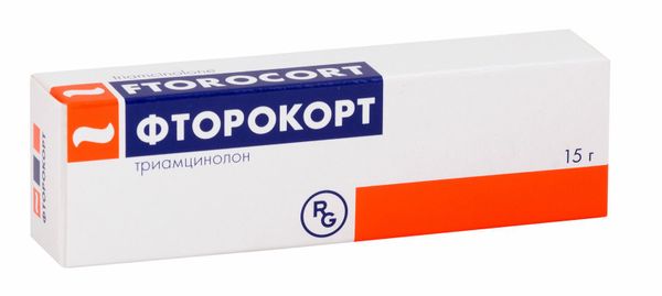 Фторокорт мазь для наружного применения 0,1% 15г