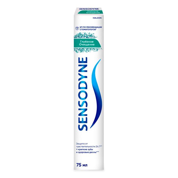 Паста зубная глубокое очищение Sensodyne/Сенсодин 75мл фото №8 Паста зубная глубокое очищение Sensodyne/Сенсодин 75мл фото №8