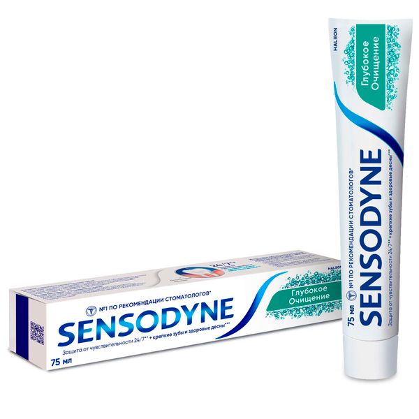 Паста зубная глубокое очищение Sensodyne/Сенсодин 75мл фото №5 Паста зубная глубокое очищение Sensodyne/Сенсодин 75мл фото №5