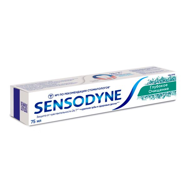 Паста зубная глубокое очищение Sensodyne/Сенсодин 75мл фото №7 Паста зубная глубокое очищение Sensodyne/Сенсодин 75мл фото №7
