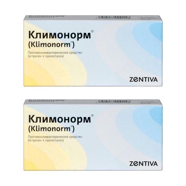 2Х Набор: Климонорм таблетки п/о плен. 2мг, 0,150мг+2мг 21шт